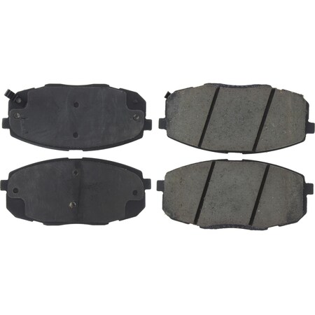 Centric Posi Quiet Ceramic Brake Pads with Shims and Hardware , Posi Quiet 105.13972 105.13972